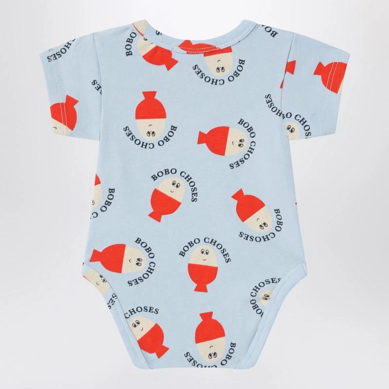 BOBO CHOSES Light blue Morning Egg bodysuit 2
