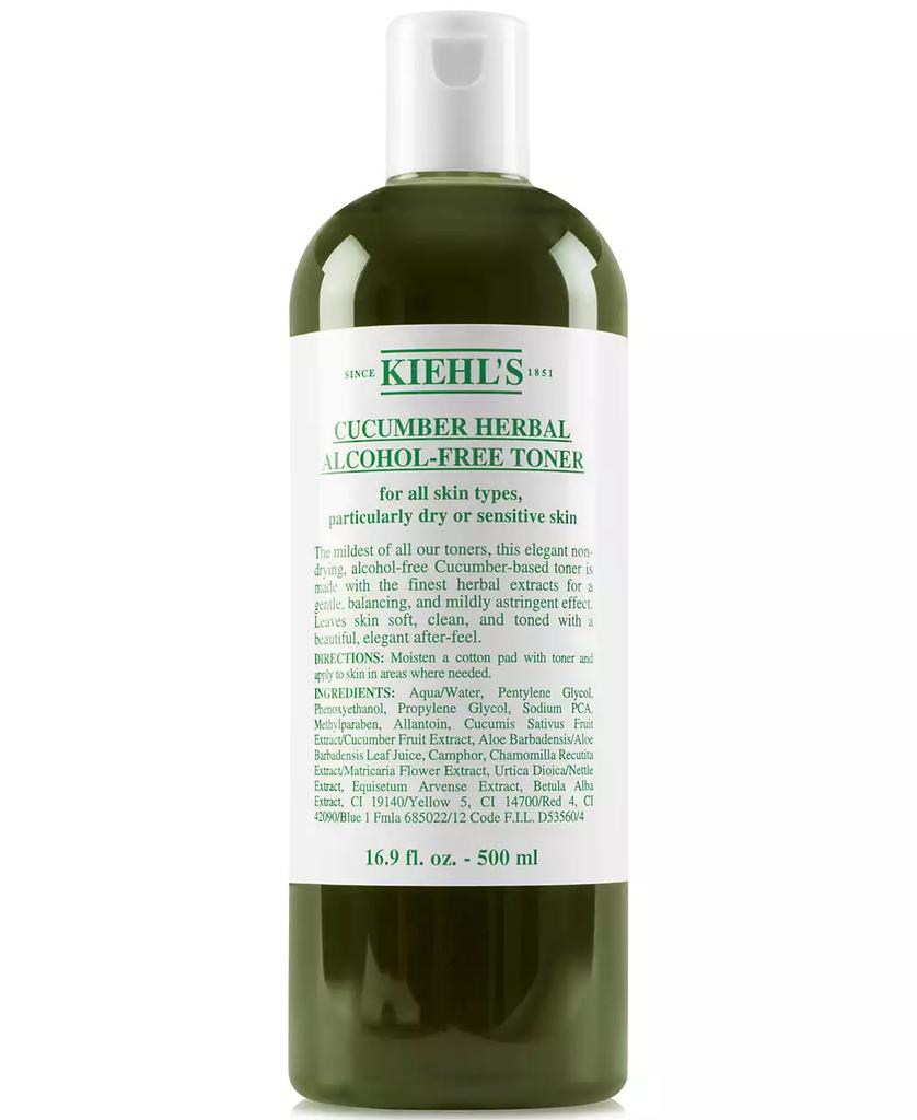 Kiehl's Cucumber Herbal Alcohol-Free Toner, 16.9-oz.