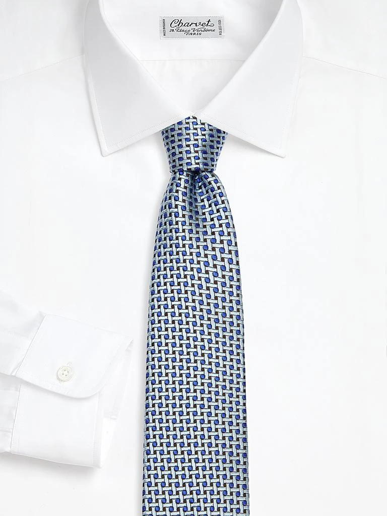 Charvet Geometric Silk Tie 2