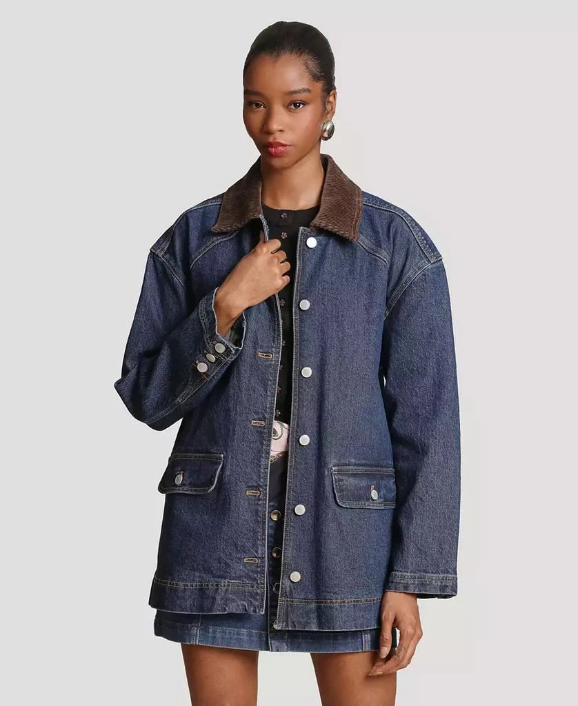 Avec Les Filles Women
s Relaxed Barn Jacket