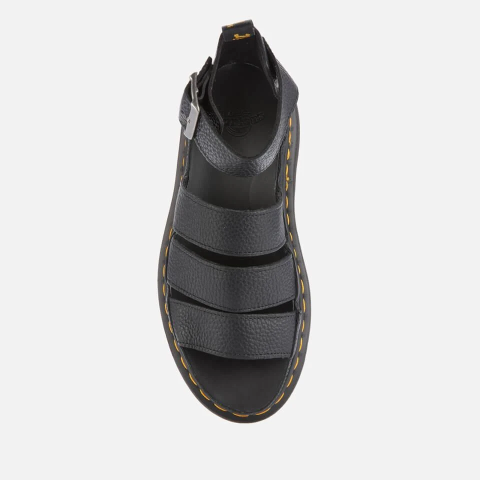 Dr. Martens DR. MARTENS WOMEN'S CLARISSA II QUAD LEATHER SANDALS - BLACK 3