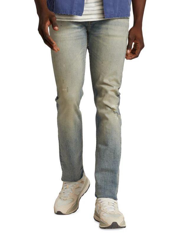 7 For All Mankind Paxtyn High Rise Distressed Jeans 1
