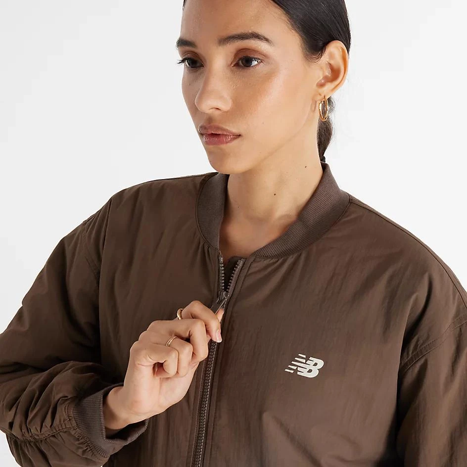 New Balance Graphic Woven Bomber Jacket 5