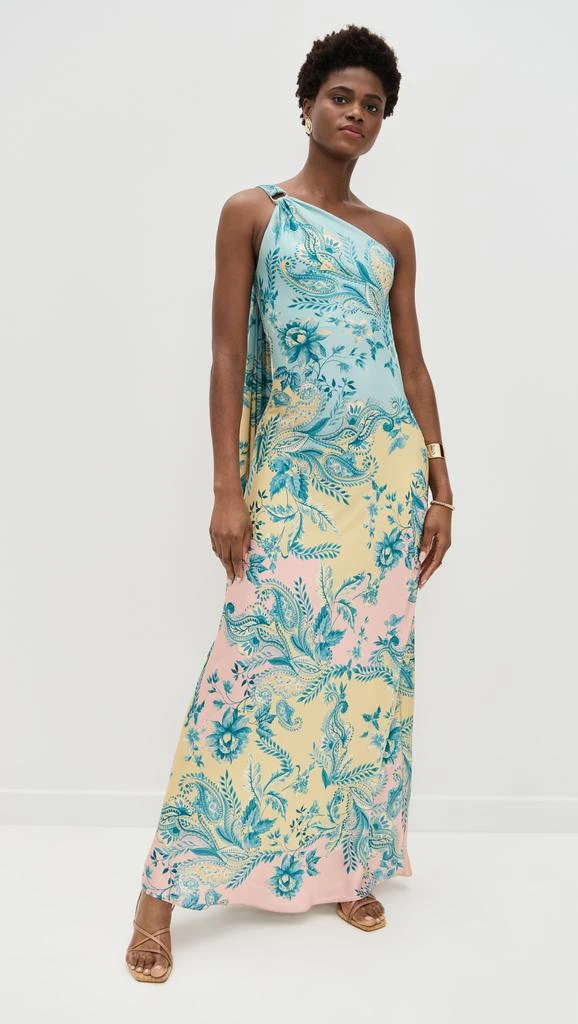 Hemant and Nandita One Shoulder Long Dress 6