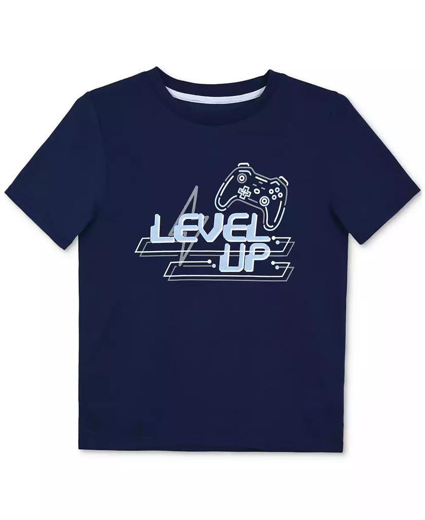 Max & Olivia Big Boys Level Up Gaming Top & Shorts Pajama Set