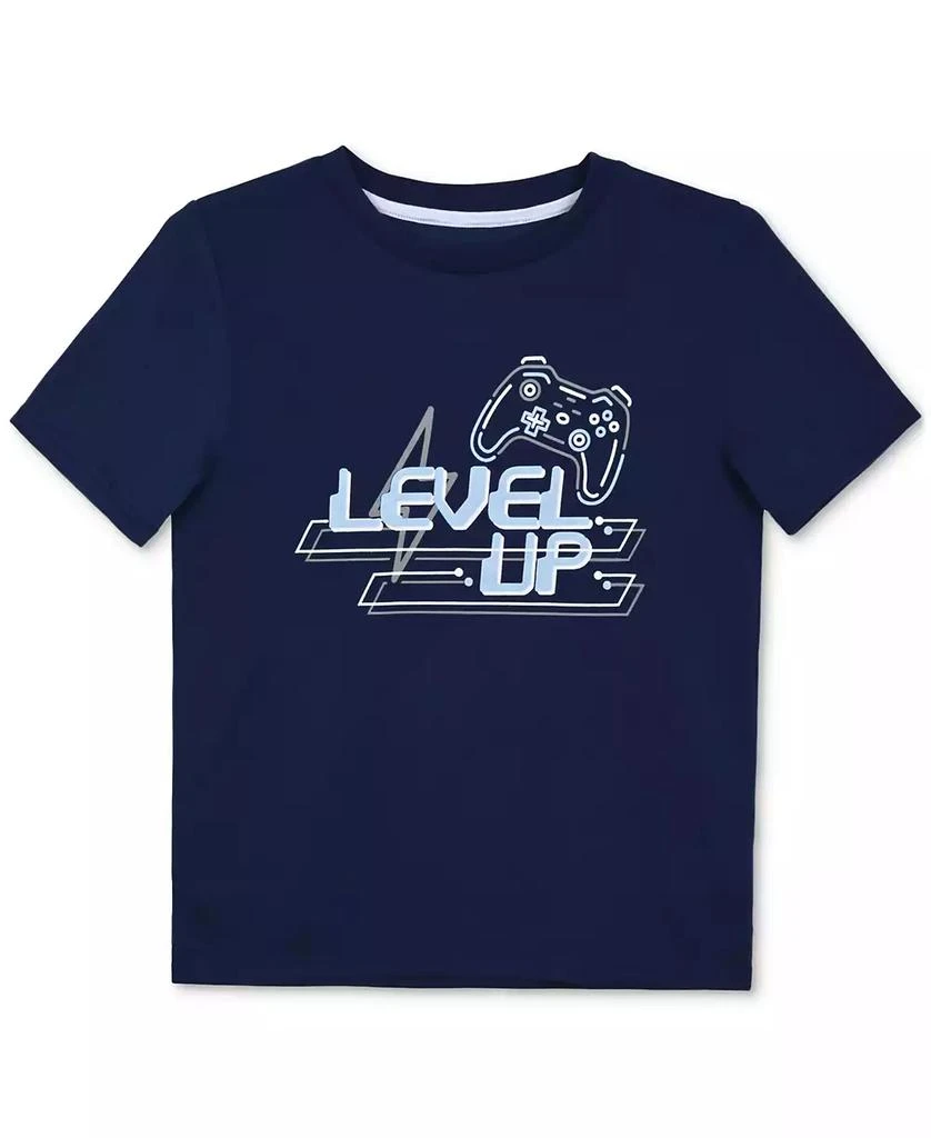 Max & Olivia Big Boys Level Up Gaming Top & Shorts Pajama Set 2