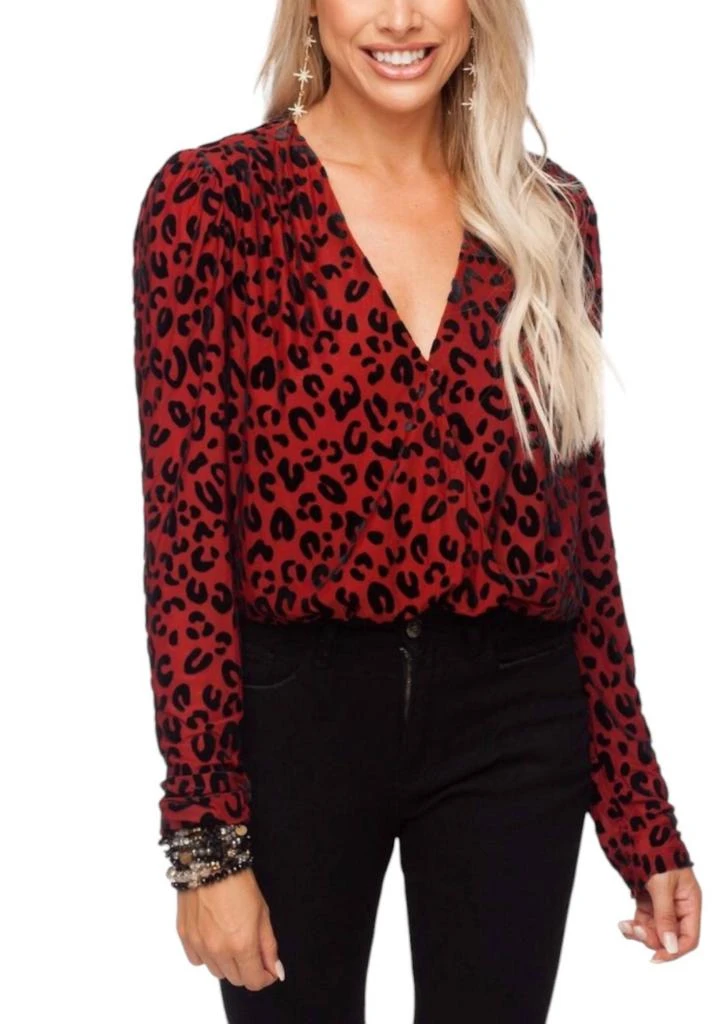 BUDDYLOVE Melissa Bodysuit In Rust Leopard 2