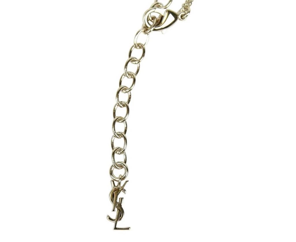 Yves Saint Laurent Women
s Brass Metal Appelle Moi Necklace 5