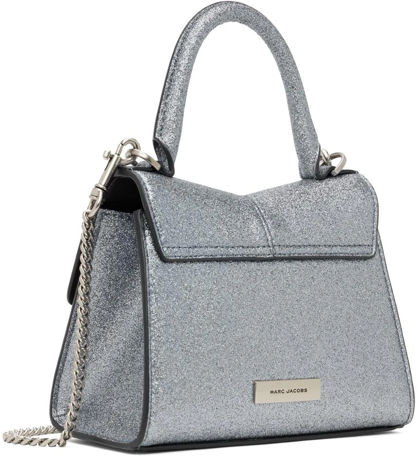 Marc Jacobs Silver 'The Galactic Glitter St. Marc Mini' Top Handle Bag 3