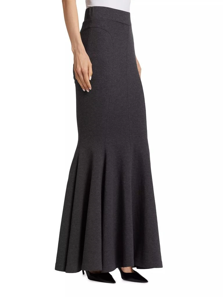 Norma Kamali Jersey Fishtail Maxi Skirt 4