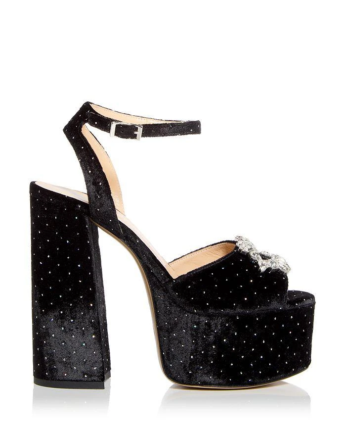 Nalebe Women's Upendi Embellished Platform High Block Heel Sandals 2