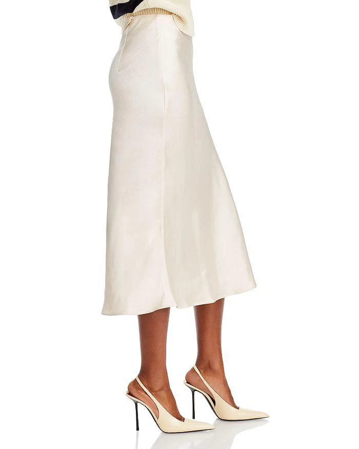 AQUA Midi Slip Skirt - Exclusive 4