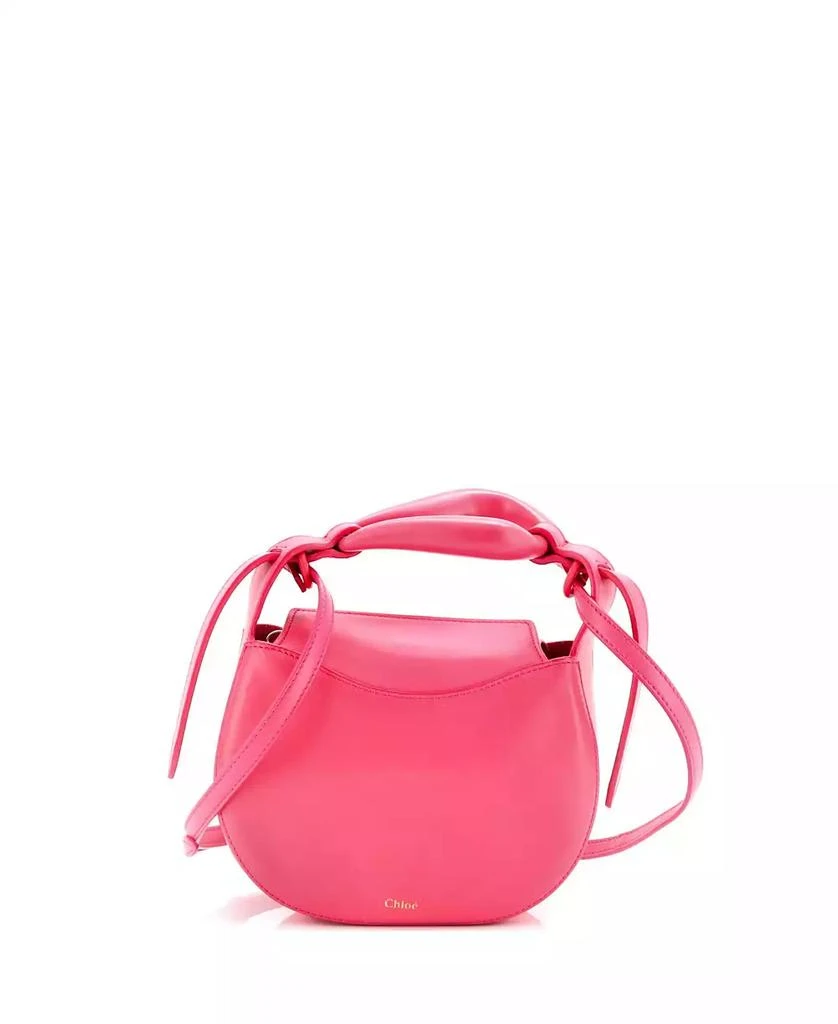 Pre-Owned Chloe Small Kiss Purse Bag Leather 5