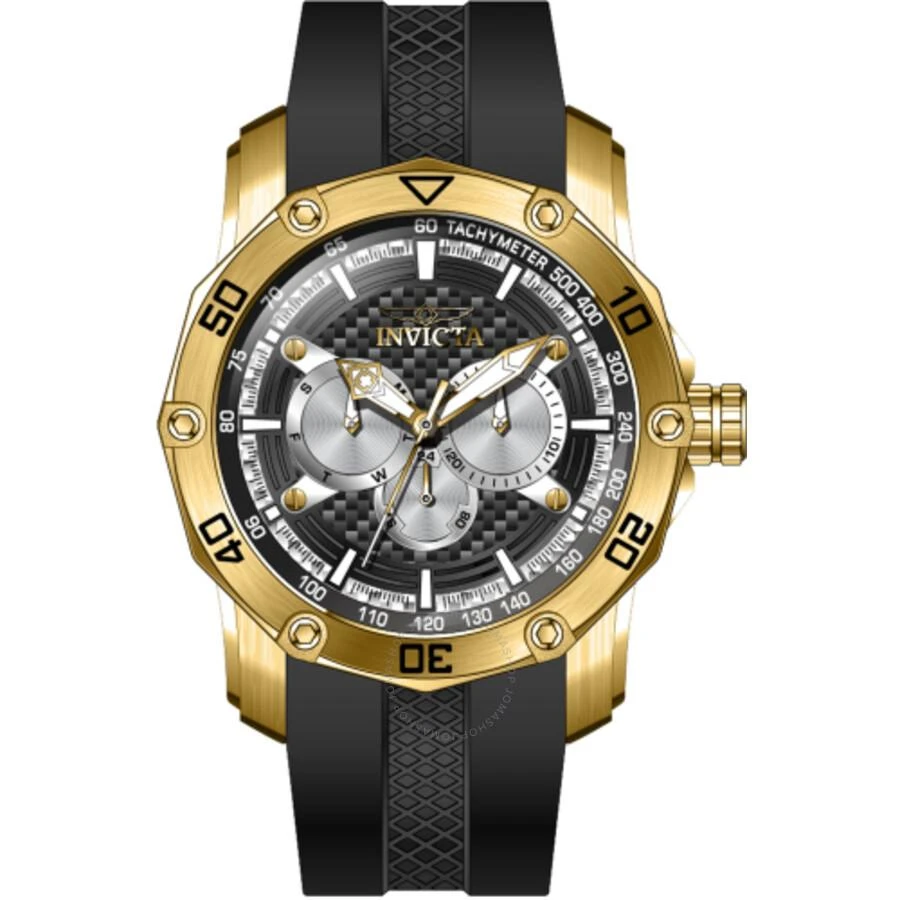 Invicta Pro Diver GMT Date Day Quartz Black Dial Men's Watch 45743 1