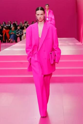 Valentino Straight wool and silk crêpe pants 6