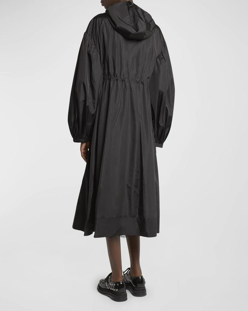 Simone Rocha Puff-Sleeve Hooded Trapeze Parka Jacket 4