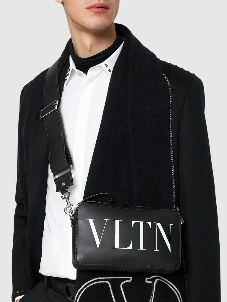 Valentino Vltn Leather Cross Body Bag 1