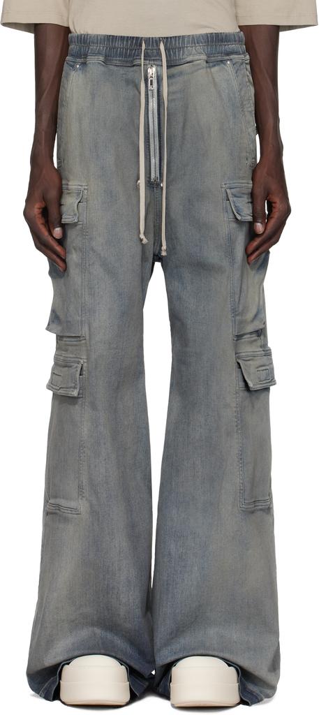 Indigo Porterville Double Cargo Jumbo Belas Denim Cargo Pants – On