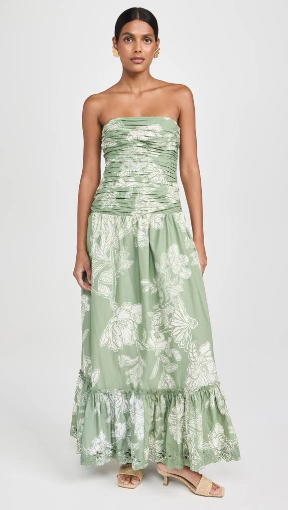 Hemant and Nandita Strapless Long Dress 6
