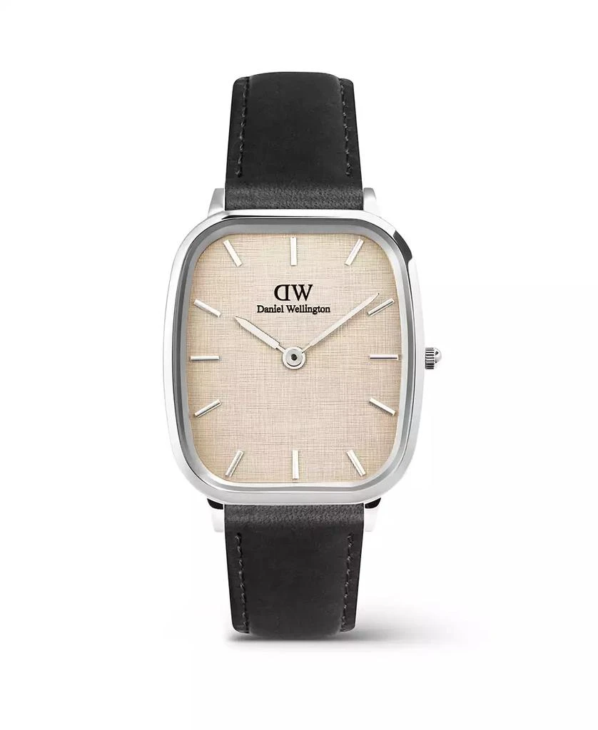 Daniel Wellington Men's Analog Black Genuine Leather Watch, 32mm 1