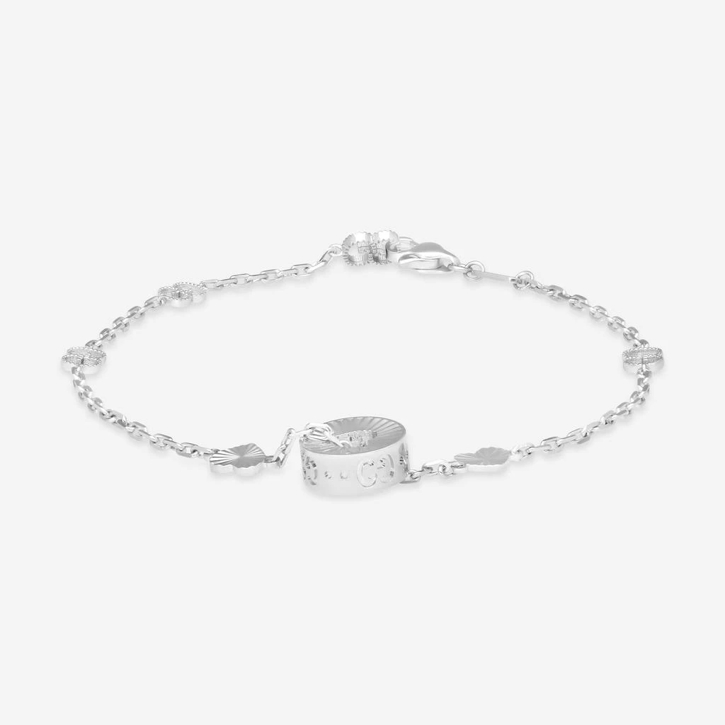Gucci Gucci Icon Heart 18K White Gold Bracelet YBA729383002016-copy 2