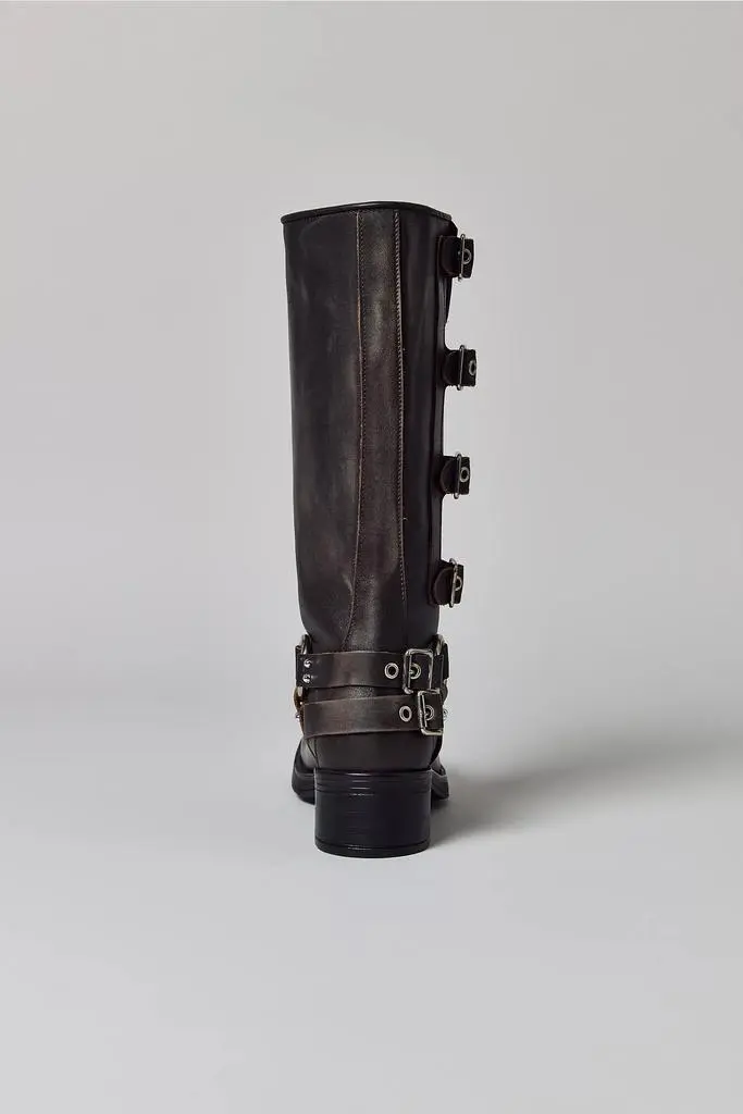 Steve Madden Steve Madden Rocky Buckled Tall Boots 5