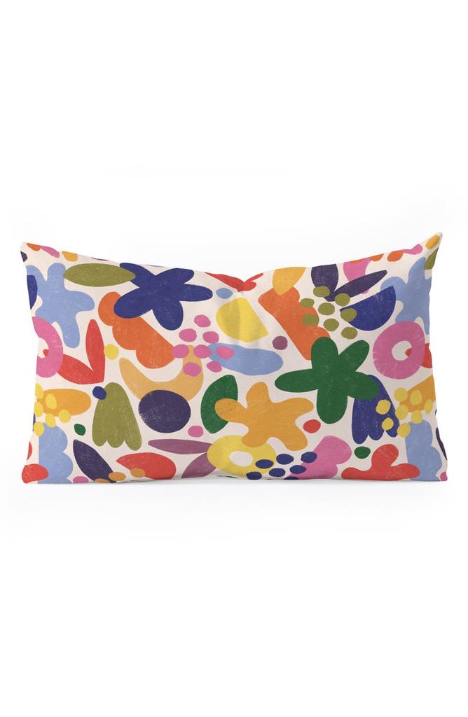 DENY Designs Alisa Galitsyna Bright Abstract Lumbar Throw Pillow