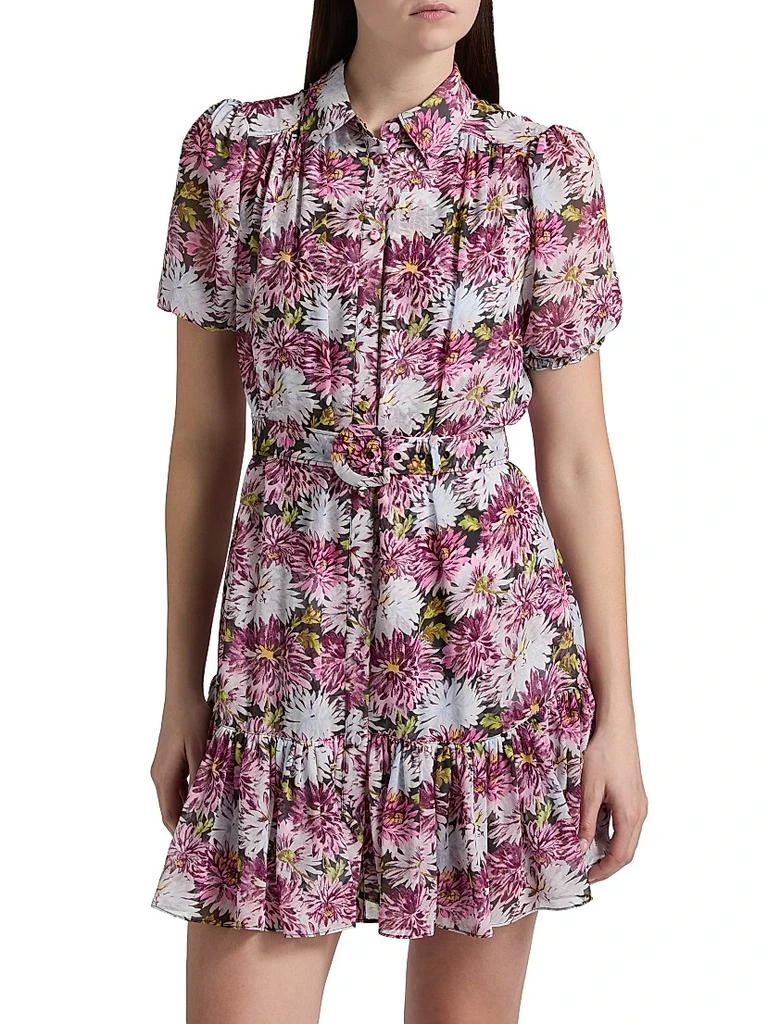 Cinq à Sept Halbini Dahlia Print Minidress 3