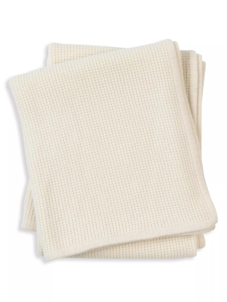 Sofia Cashmere Cashmere Thermal Knit Throw 1