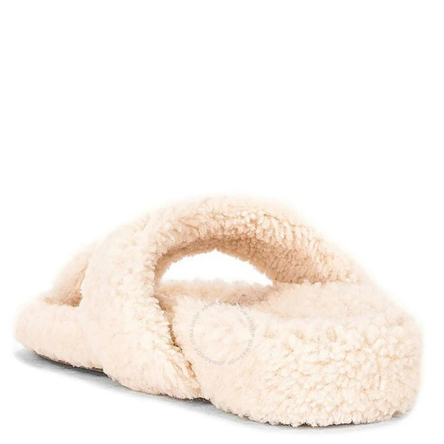 Aquazzura Ladies Beige Relax Flat Footbed Slippers 3