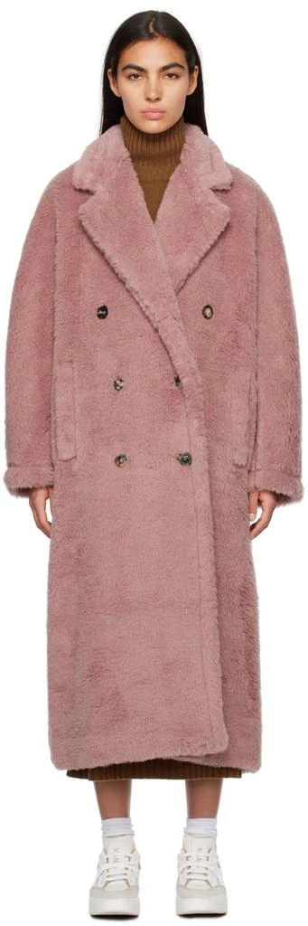 Max Mara Pink Teddy Bear Coat 1