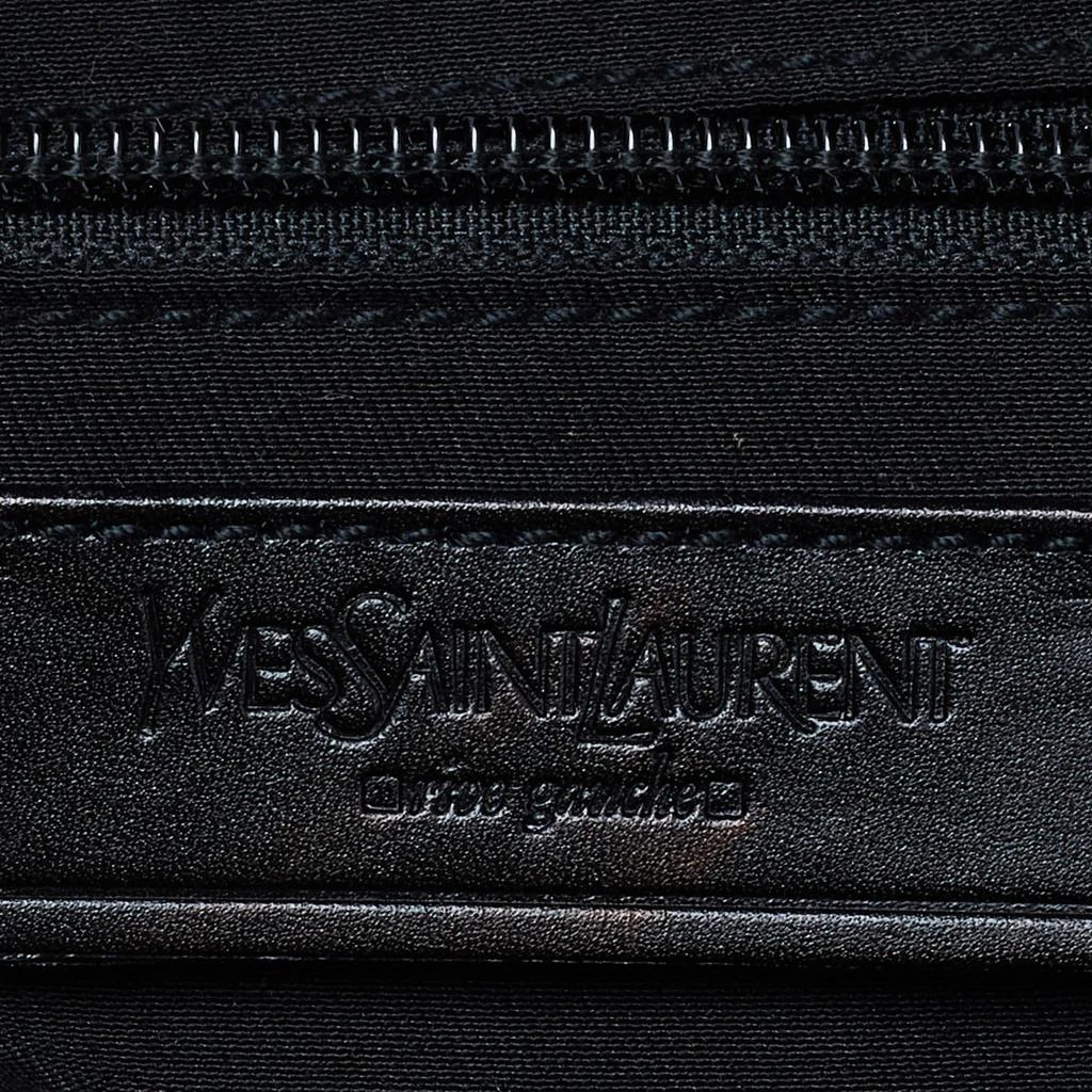 Yves Saint Laurent Yves Saint Laurent Black Patent Leather Large Downtown Tote 9