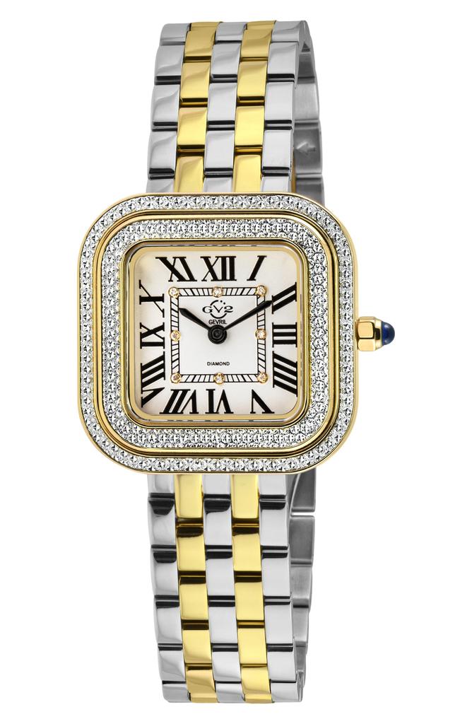 GV2 Bellagio Diamond Swiss Bracelet Watch, 30mm