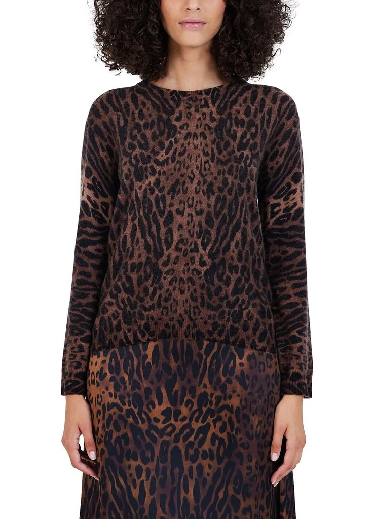 NOTSHY Tia leopard motif cashmere sweater 2