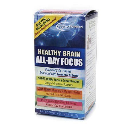 Applied Nutrition Healthy Brain All-Day Focus, Tablets 1