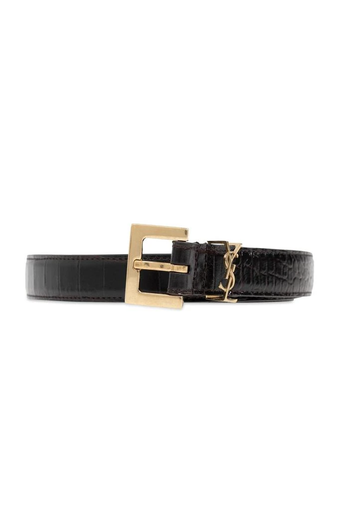 Yves Saint Laurent Saint Laurent Logo Plaque Belt 1