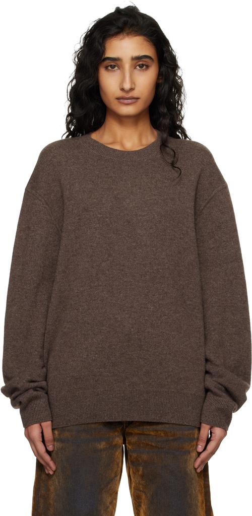 Acne Studios Destroyed knit sweater with distressed holes