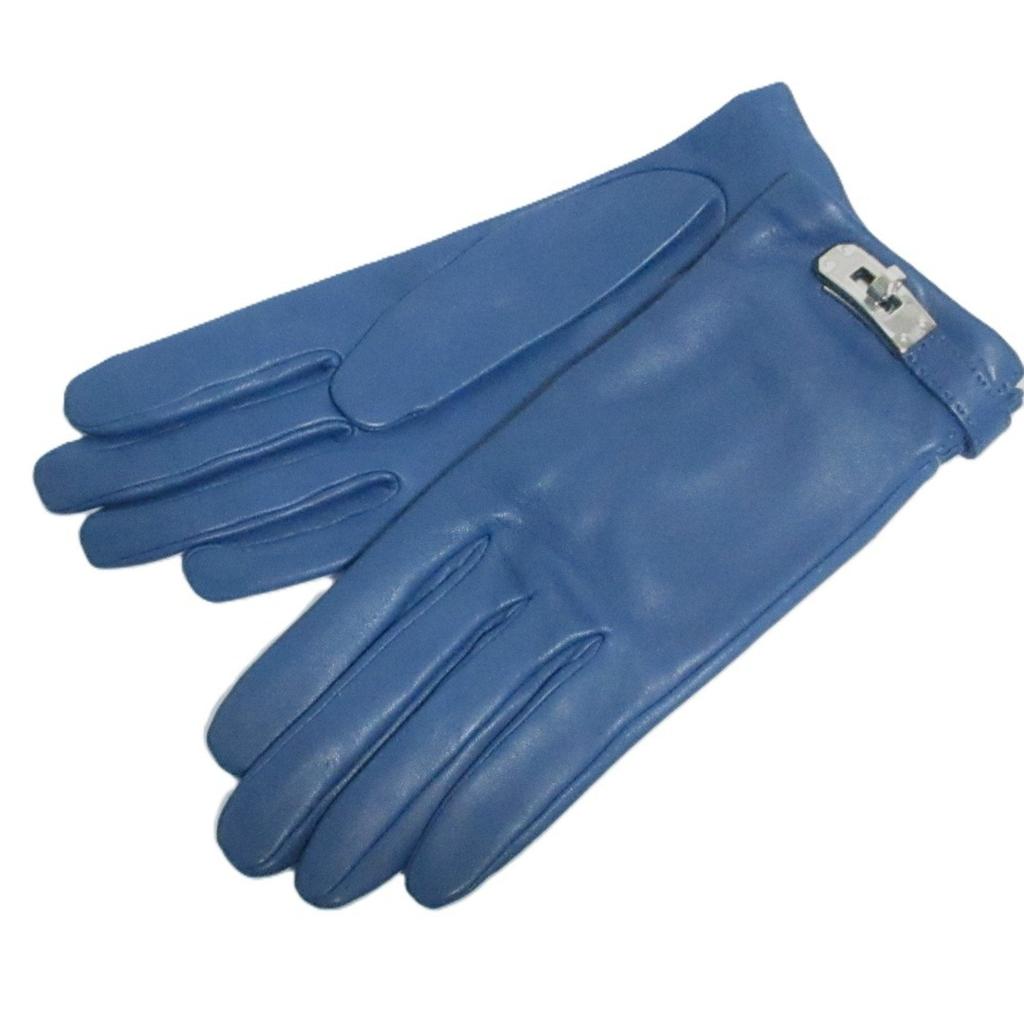 Hermes Kelly Leather Short Gloves (Pre-Owned)