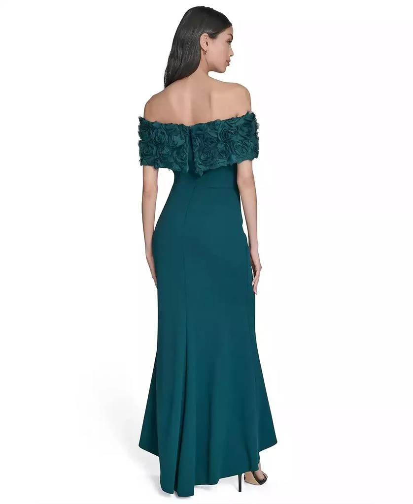 sachin and babi light blue dress Eliza J Petite One-Shoulder Sequin High-Low Dress