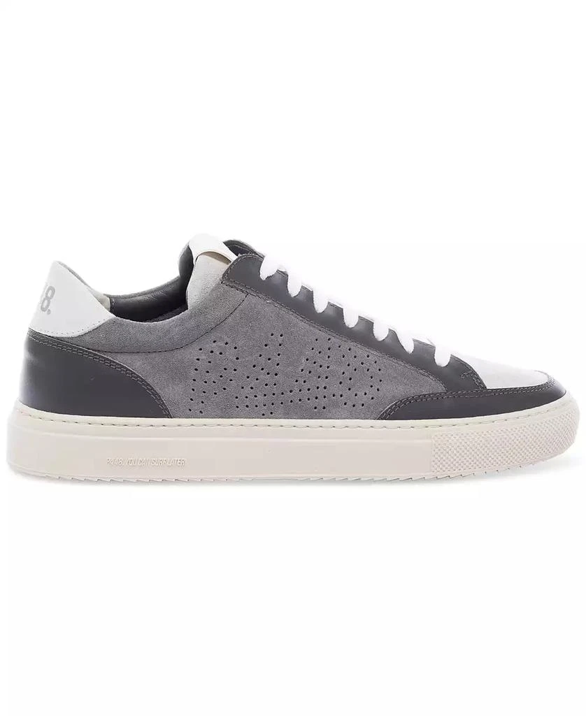 P448 Men's Soho Perforated Logo Low-Top Sneakers 2