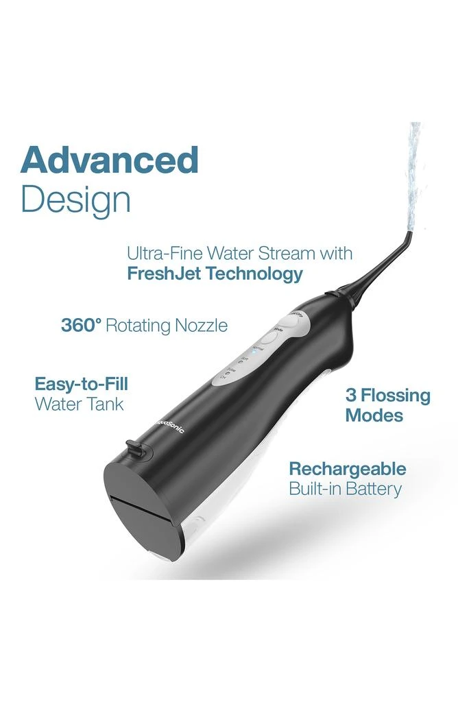 AquaSonic Aqua Flosser, Tips & Travel Pouch Set 7