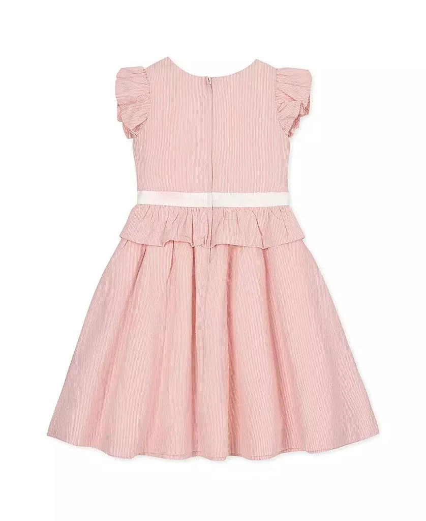 Hope 
Henry Little Girls Organic Seersucker Ruffle Sleeve Peplum Dress 6