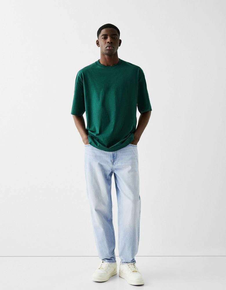 Bershka Bershka loose fit jeans in light blue 1
