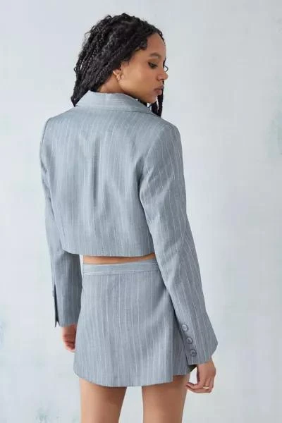 Light Before Dark Light Before Dark Cally Cropped Striped Blazer 4