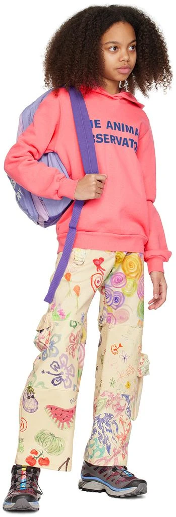 The Animals Observatory Kids Pink Taurus Hoodie 4