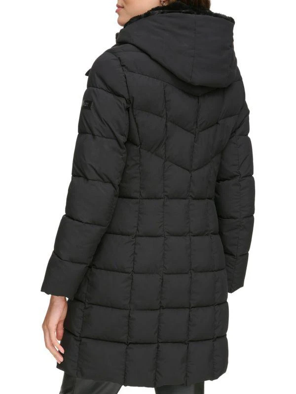 DKNY Longline Bib Puffer Jacket 2