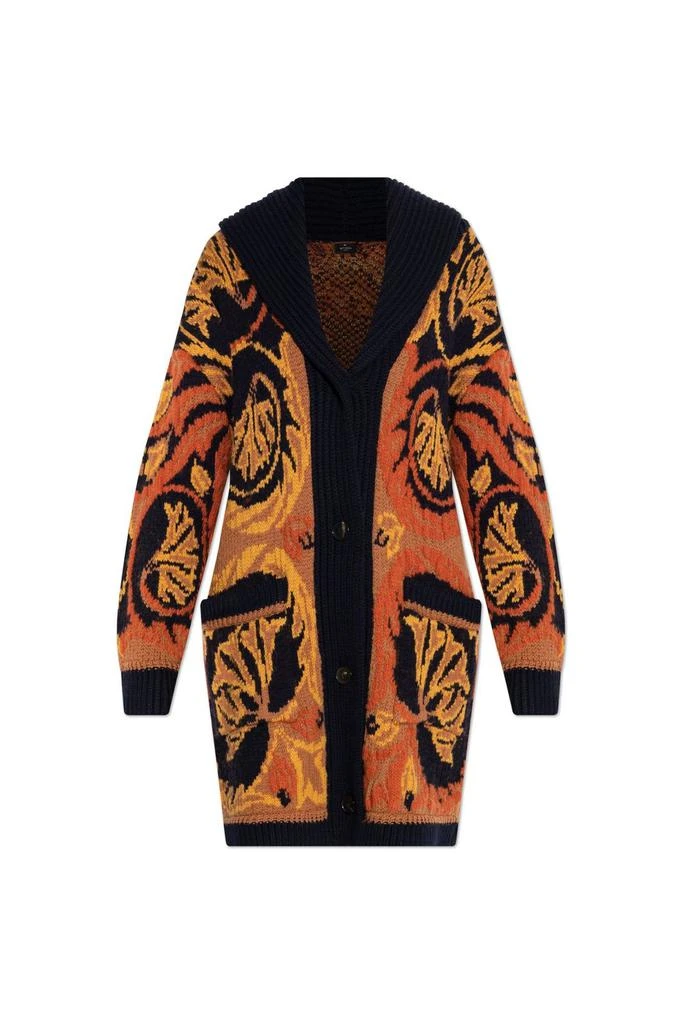 ETRO Etro Floral-Pattern Knitted Cardigan 1