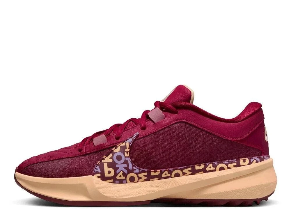 Zoom Freak DX4985-600 Sneakers Men's Noble Red Basketball Shoes