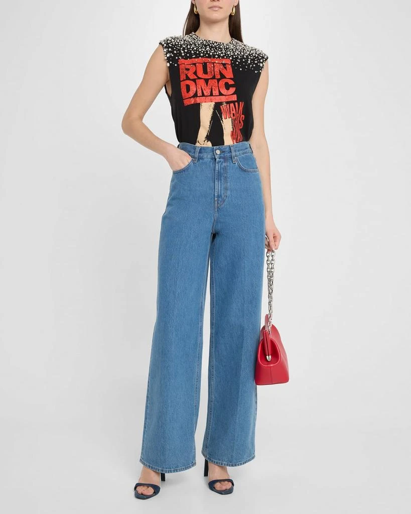 Alice + Olivia Micah Embellished Muscle Tank 2