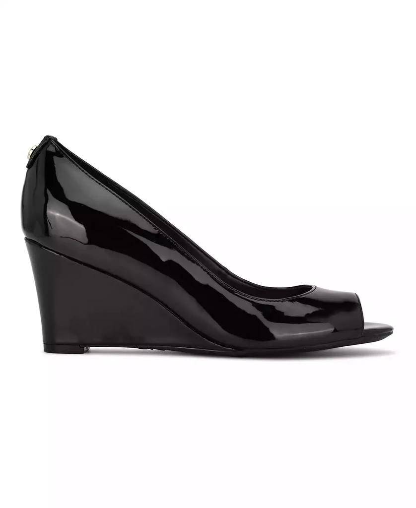 Nine West Women's Cape 9x9 Peep Toe Wedges 2